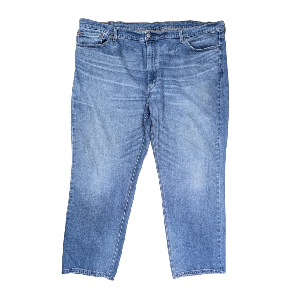 Levi's 541 Athletic Tapered Fit‎ Blue Denim Jeans Mens 44x30